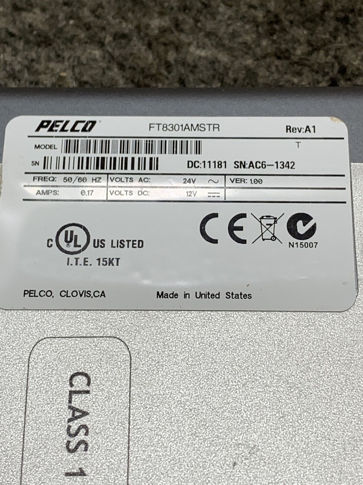Used PELCO FT8301AMSTR 1 Channel Video Transmitter