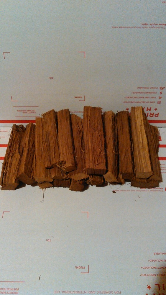 2LB Toasted White American Oak Chips Sticks Distilling Moonshine Beer Wine