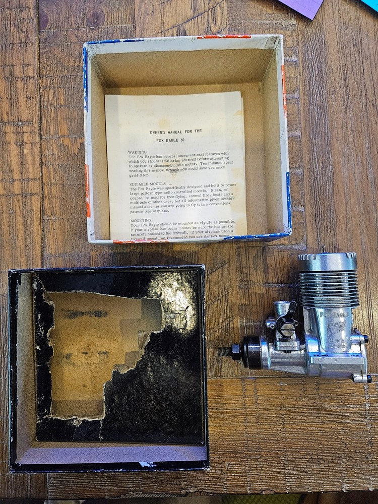 Fox Eagle 60 RC Motor Engine