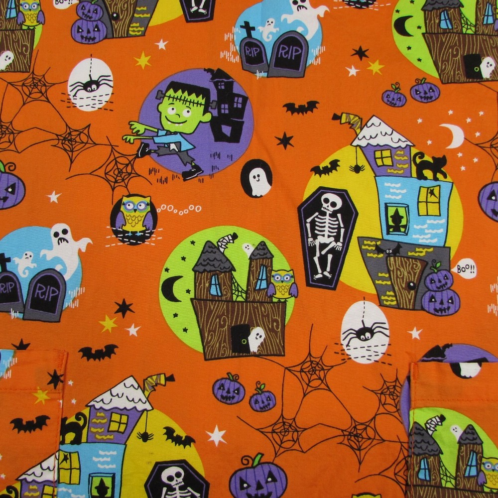 Dickies Cute Halloween Medium Scrub Top