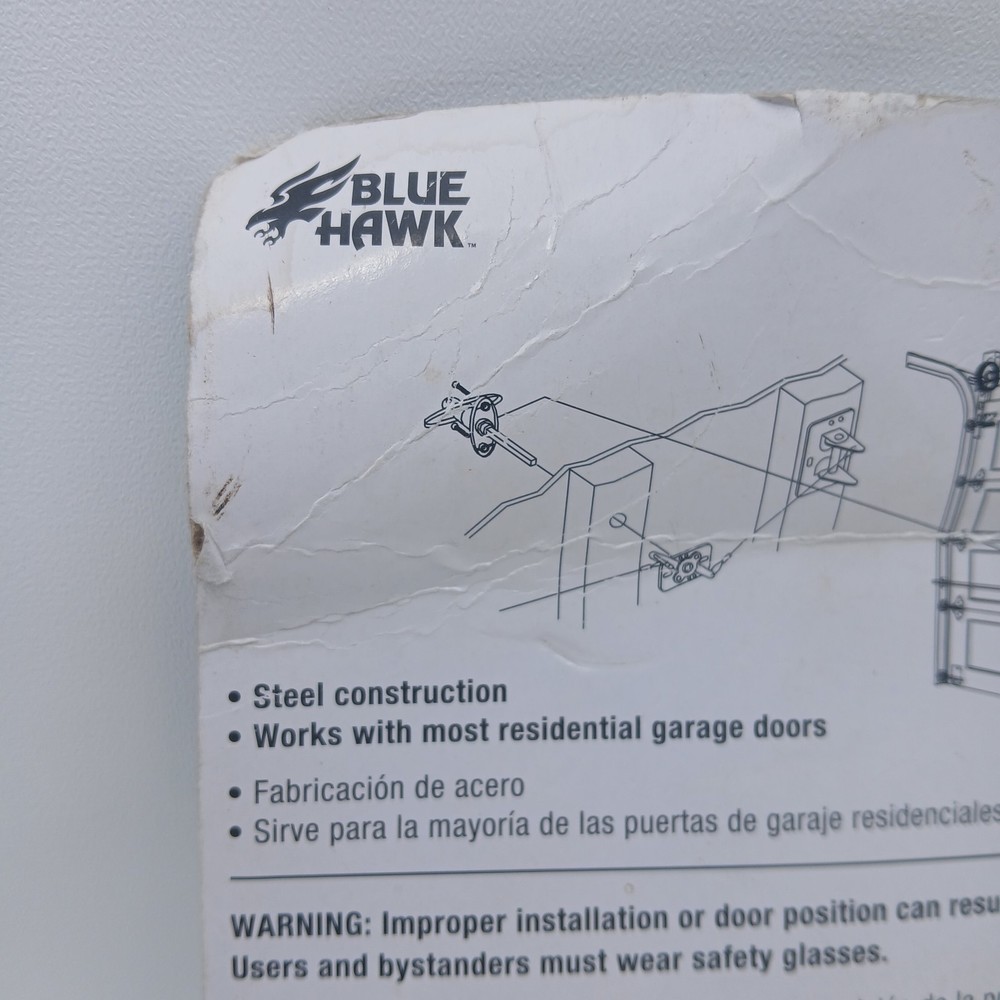 Blue Hawk T-Style Keyed Lock Handle, designed for use on garage doors or sheds