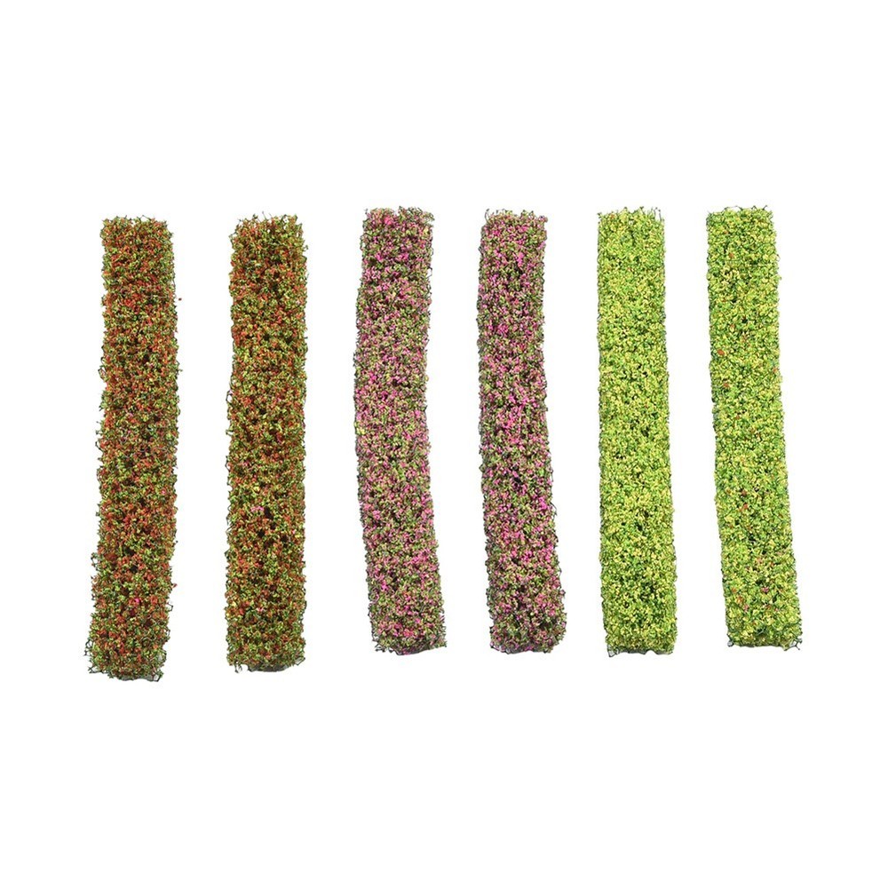 Miniature Landscaping Set 9 Shrub Strips & 6 Model Trees for Creative Projects