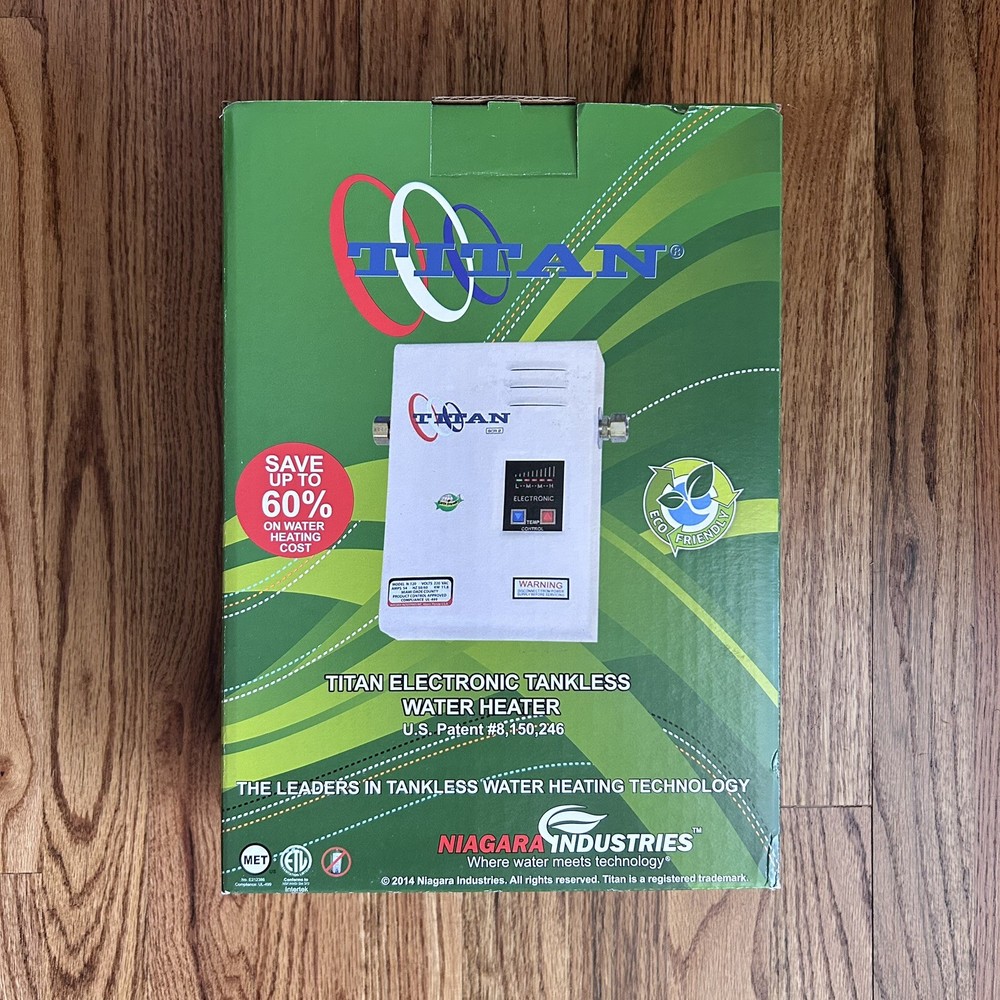 Titan N-120X SCR-2 Electric Tankless Water Heater 4.0 GPM/11.8 KW/54 Amp New