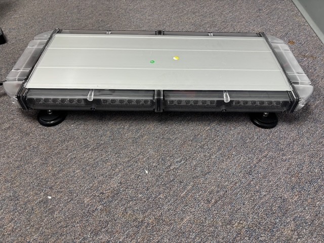 LED Equipped Predator Emergency LED Light Bar 27 in.  Amber/White