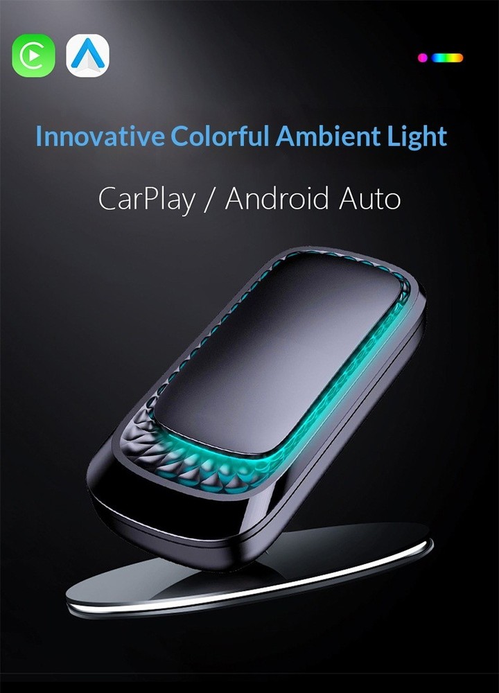 Wireless Dongle Plug ＆ Play USB Auto Wireless CarPlay Adapter For Apple Android