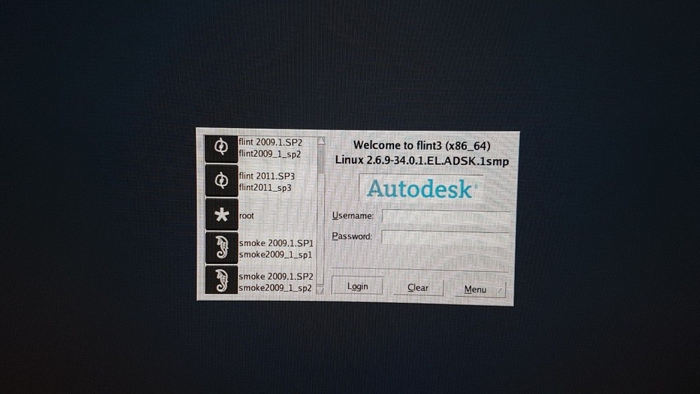 AUTODESK FLINT Linux 2011 and SMOKE Linux 2009 on HP XW9400
