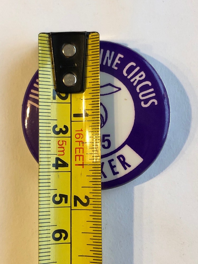 2005 Minnesota Zuhrah Shrine Circus Worker Pinback Button Pin 1-3/4”