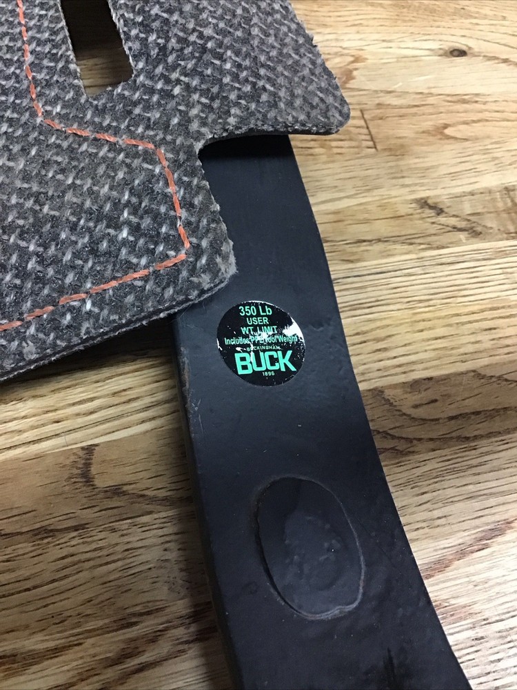 Buckingham Climbing Spike Single RIGHT Missing Upper Strap Sold As Is B-5