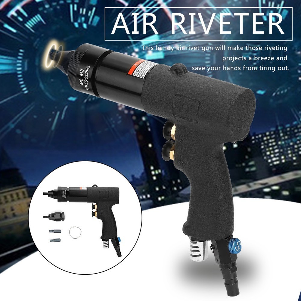 Pneumatic Riveting Pull Nut Automatic Air Riveter Nut Tool KP-739A