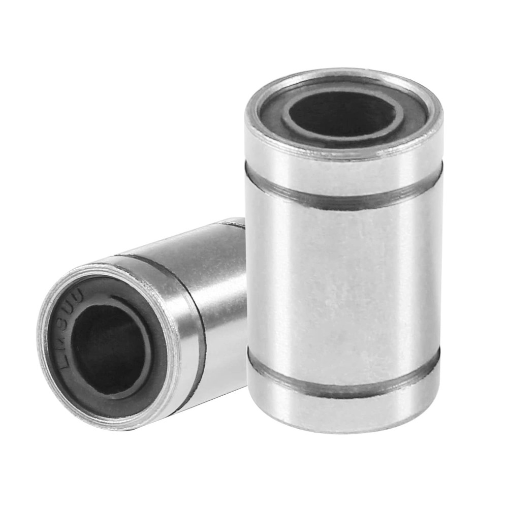 QCCAN 12PCS LM8UU Linear Ball Bearings Linear Bushing with Double Side Rubber...
