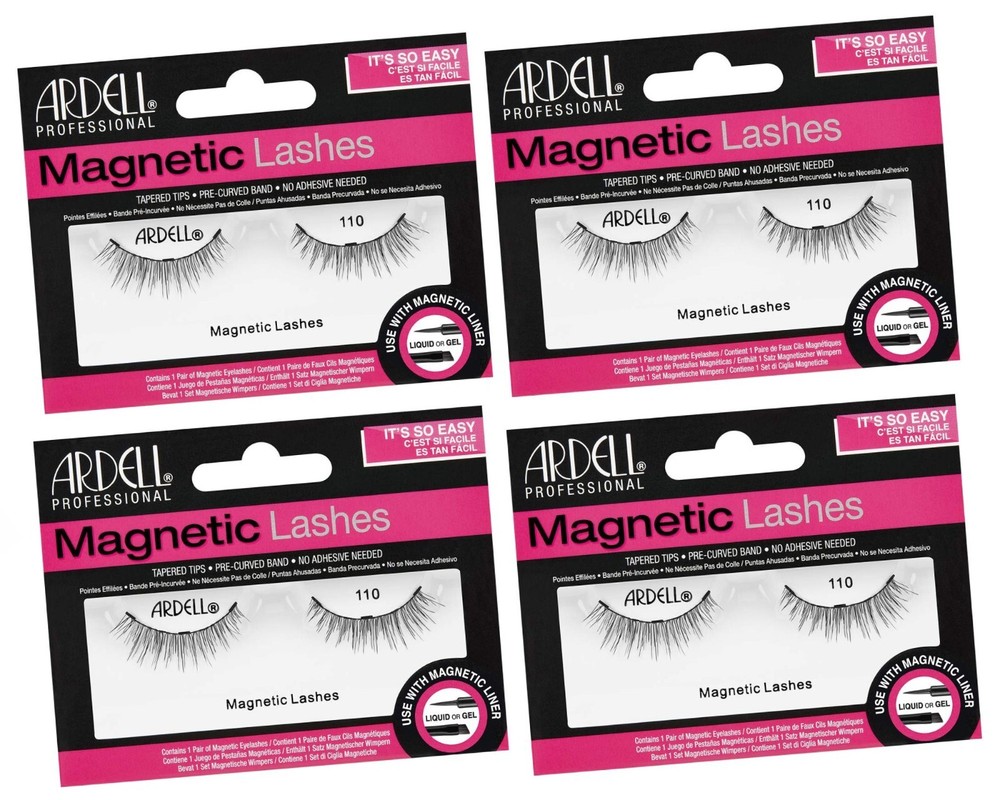 Ardell Professional False Eyelashes Magnetic Lash Singles 110 4pack Combo