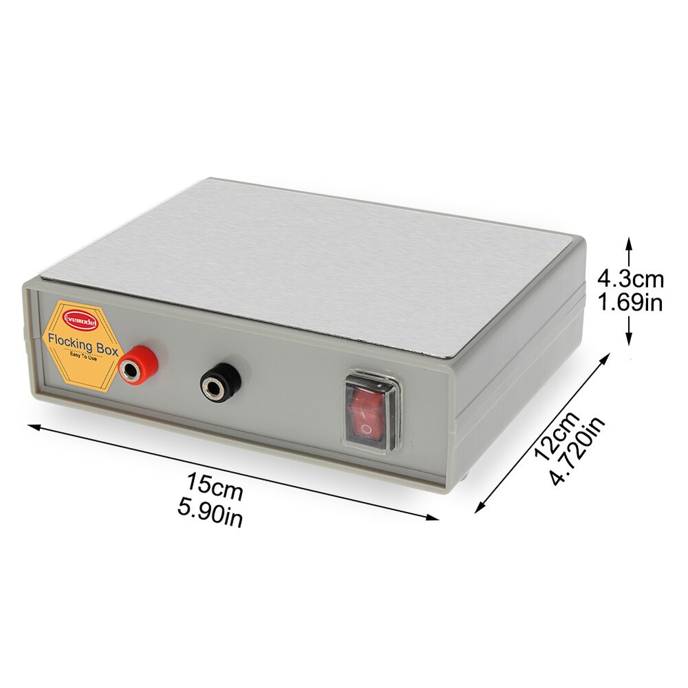 Evemodel Flocking Box Static Grass Flocking Applicator Machine Model Tool GJ08