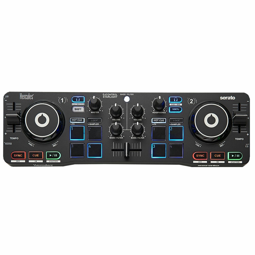 Hercules DJ Starter Kit w/ Controller, Speakers, Headphones, and Software