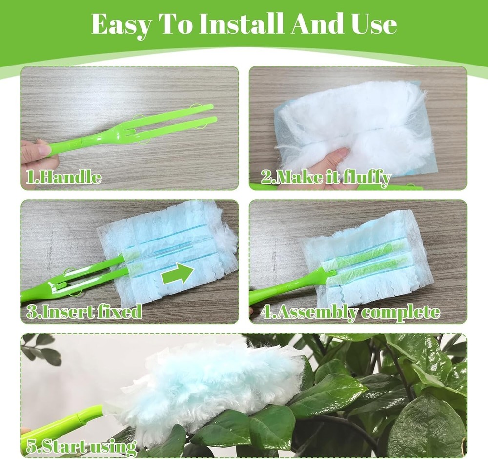 Duster Refill for Swiffer Duster, 30 Count 180 Heavy Duty Duster Refills with