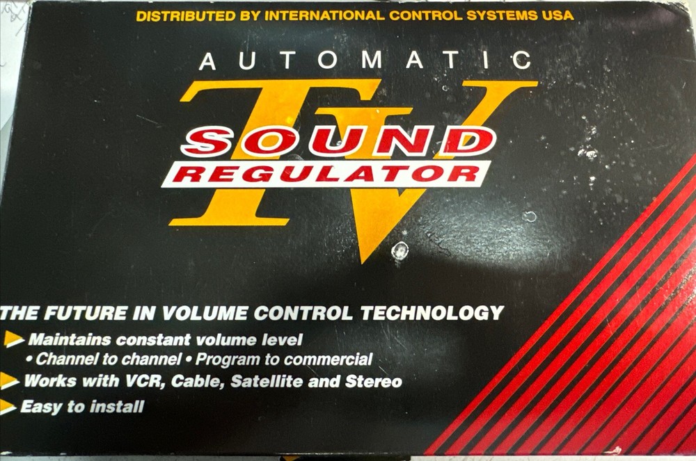 Automatic System TV Sound Regulator International Control Systems USA