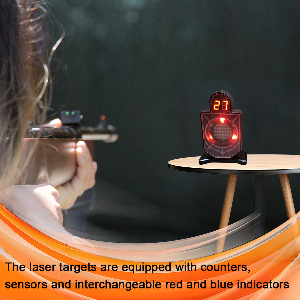 Portable Laser Trainer Target for Reactive Laser Shooting&Dry Fire Practice US