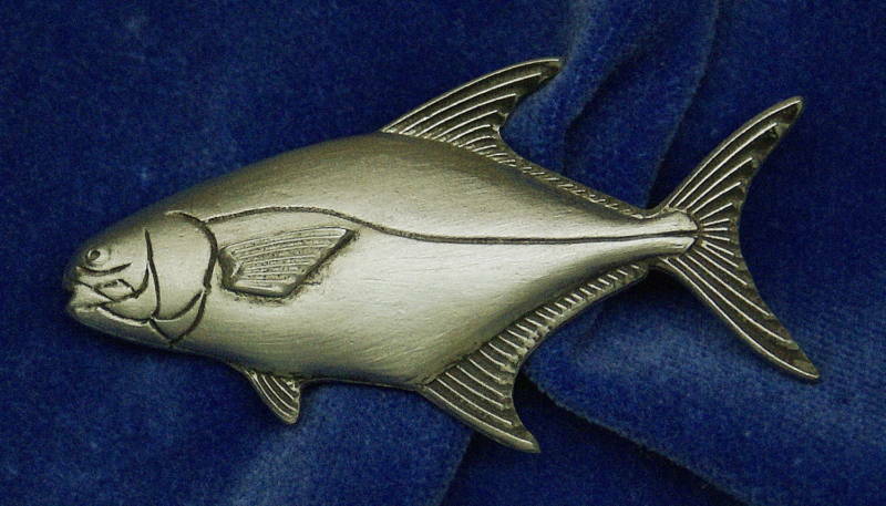 Empire Pewter Florida Pompano Fish Pin