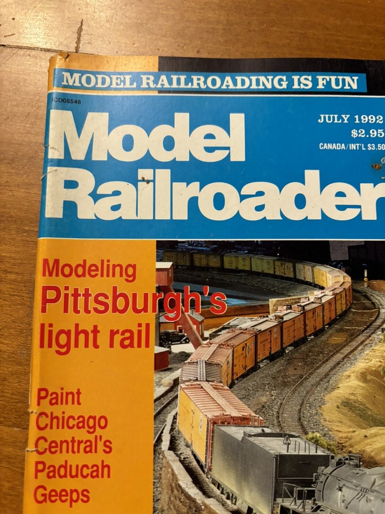 Model Railroader Magazine July 1992 Model Train O Scale Atlantic Trunk Lines