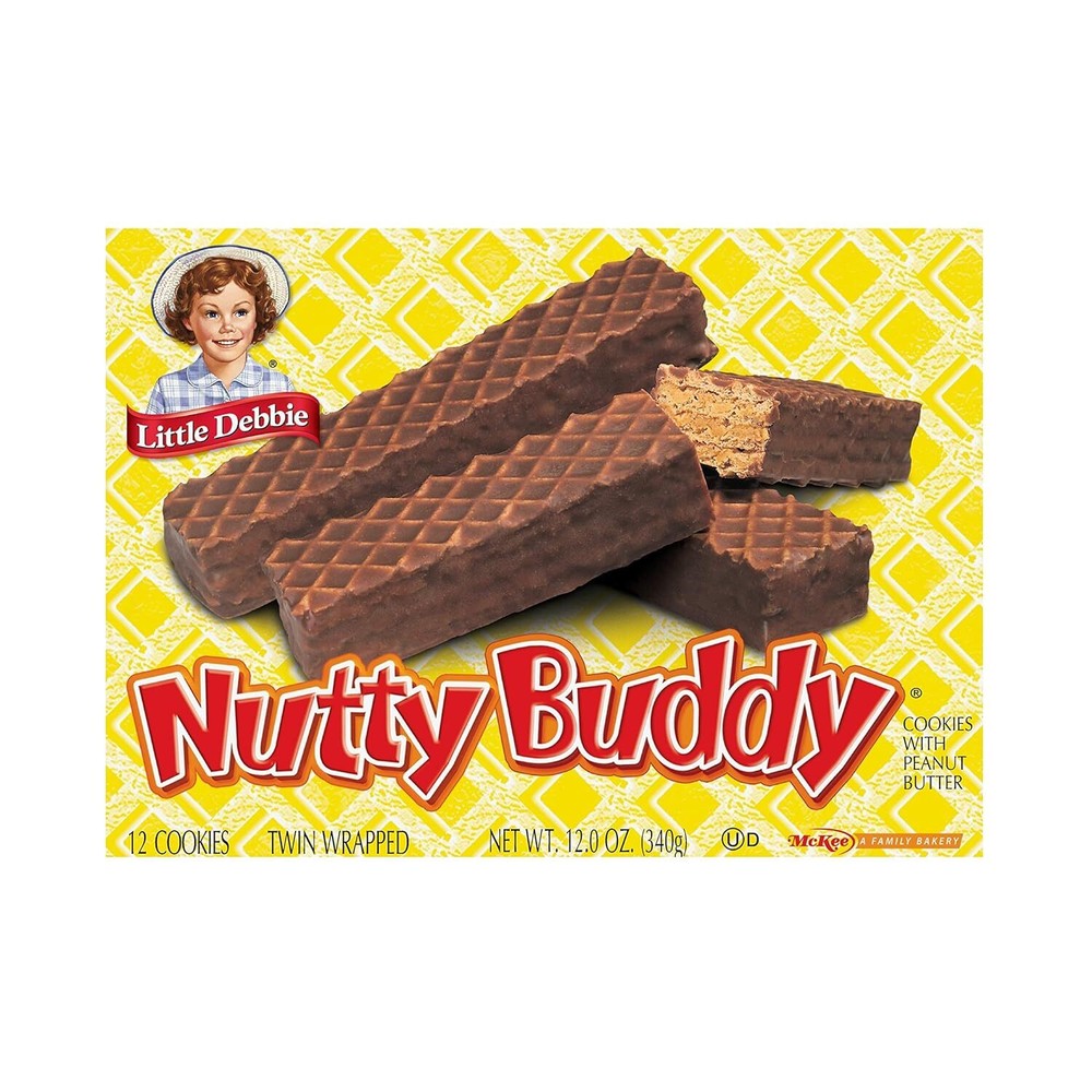 Little Debbie Nutty Buddy Bars, 2.1 Ounce (24 Pack)