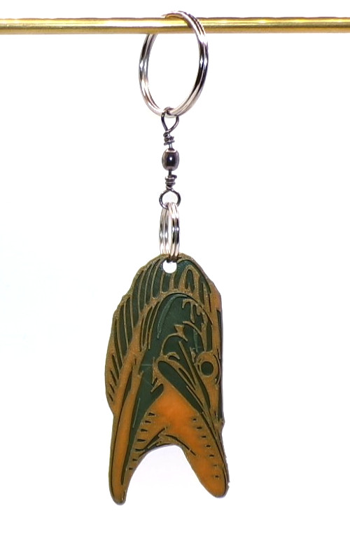 Key Ring Key Chain Pike Fishing 3D Printed Free Postage