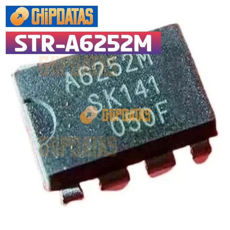 5PCS None STR-A6252M DIP-7 Integrated Circuits IC