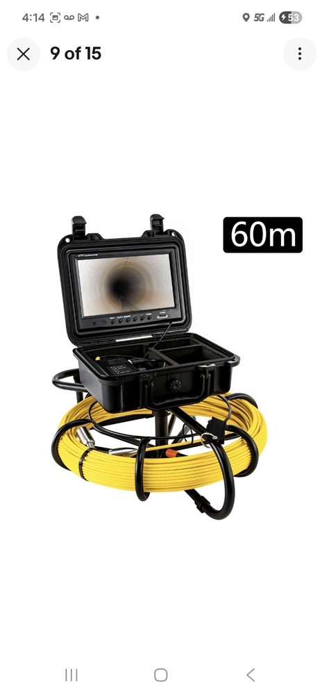 Vevor Pipe inspection Camera 9” Screen