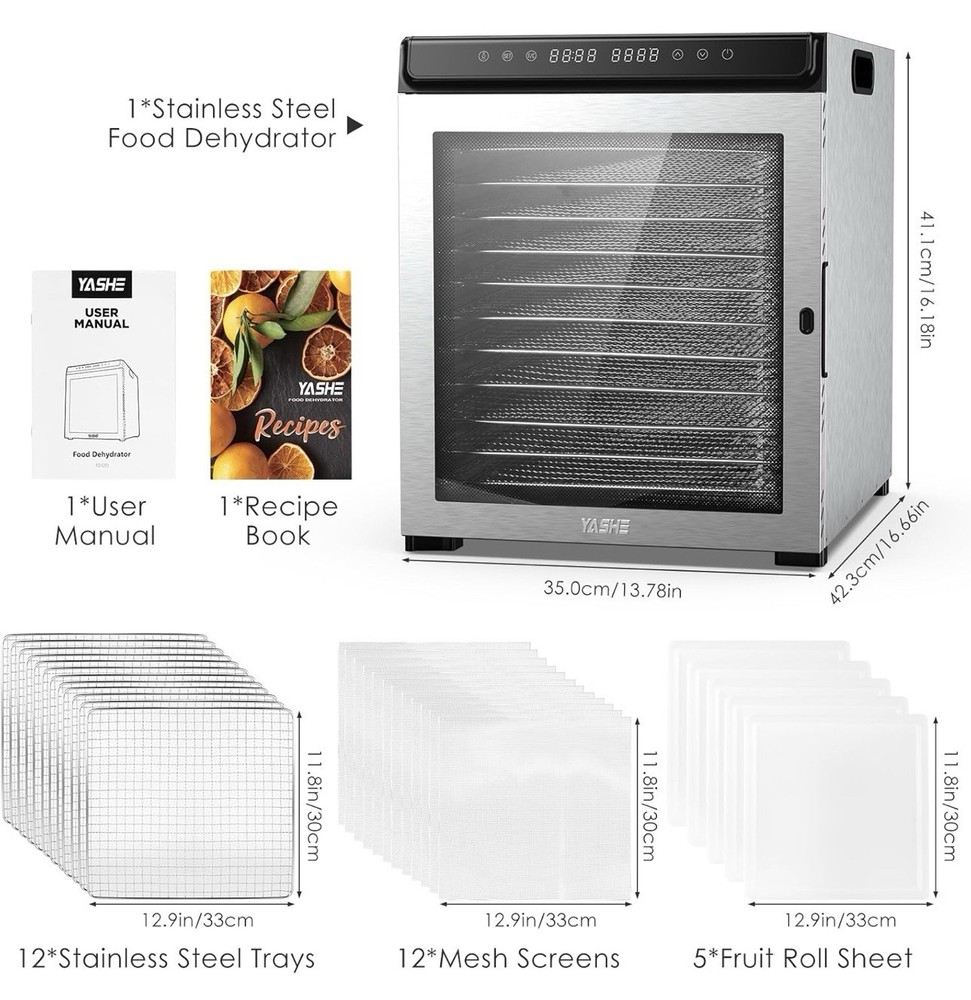 YASHE Food dehydrator