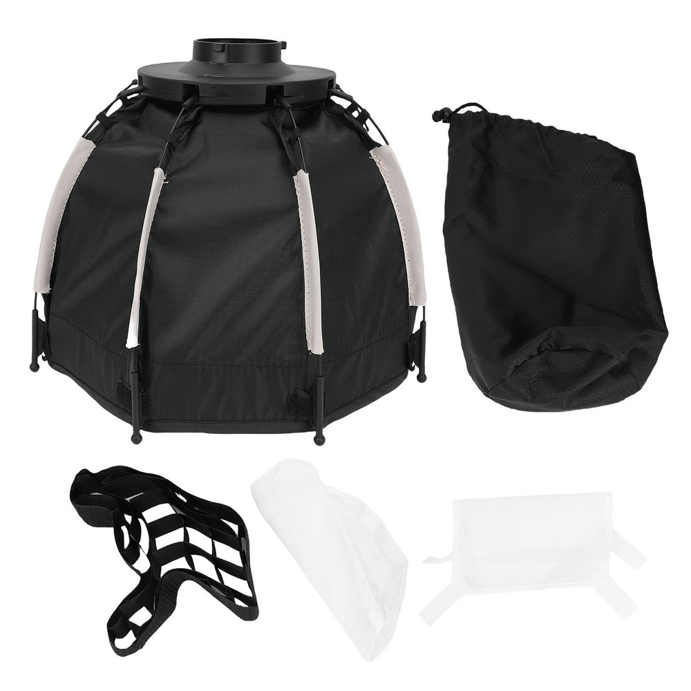Portable Octagonal Softbox With Grid For Mount Fill Light