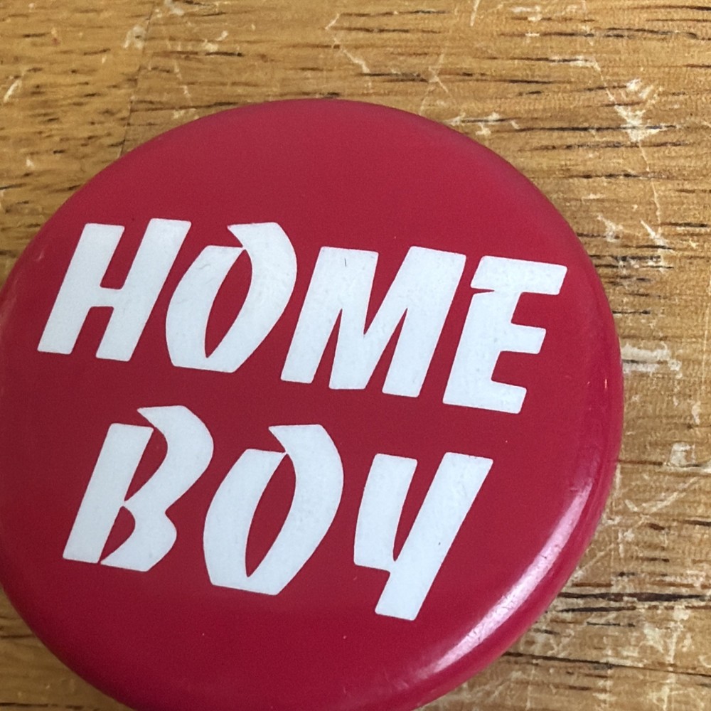 Vintage Home Boy Button Pin