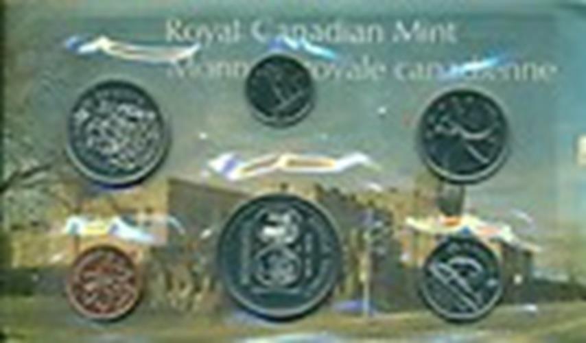 1975 Canada Attached Jewel Proof Like Set