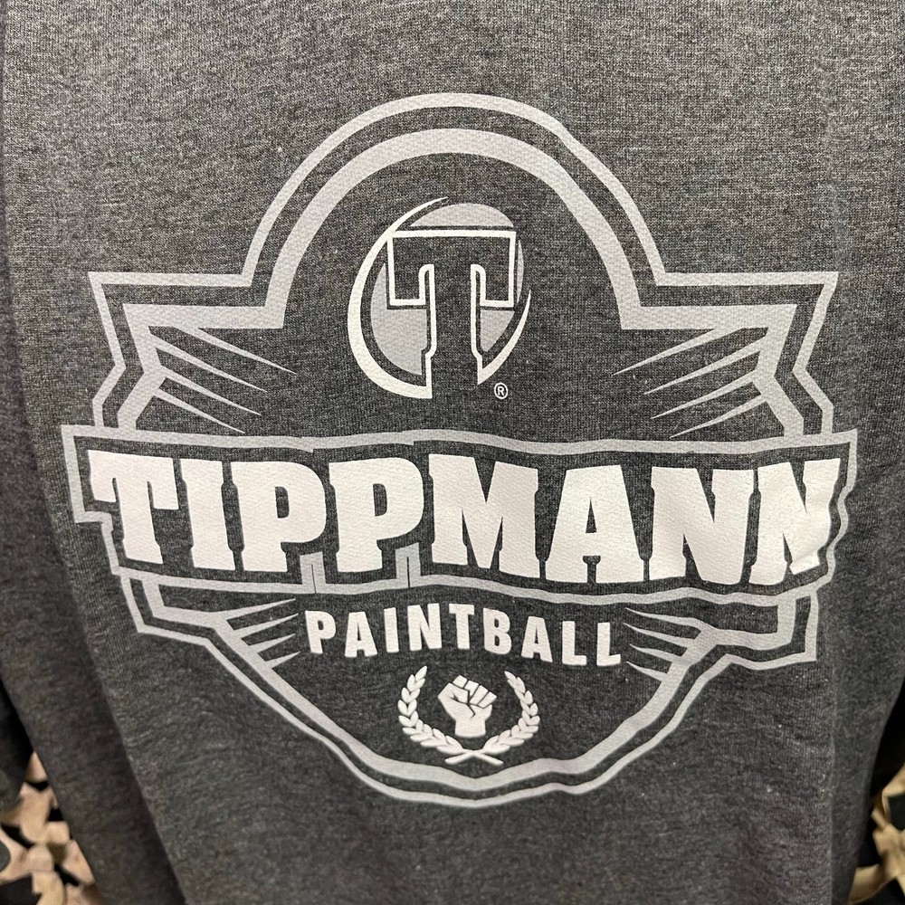 NEW Tippmann Glory Hooded Sweatshirt - Charcoal - Large