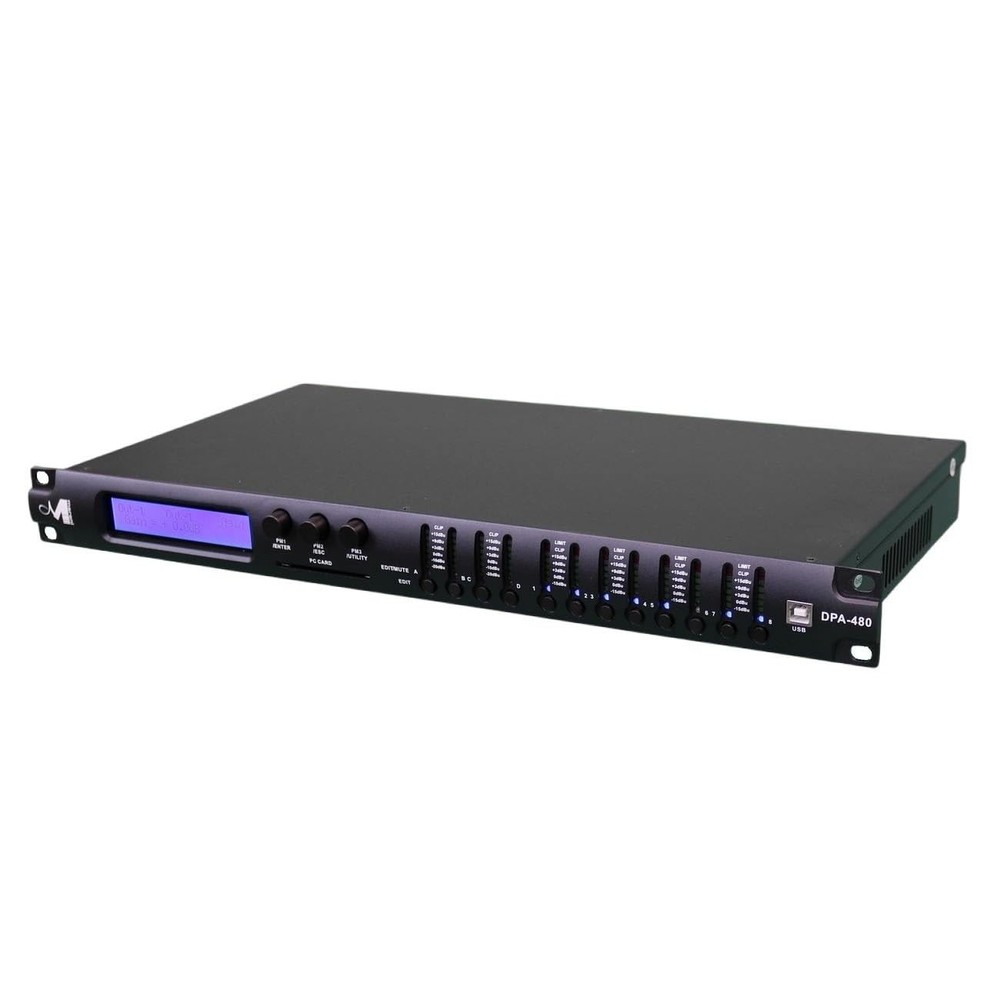 MARANI DPA480 4 Input - 8 Output XLR Conference Digital Speaker Computer
