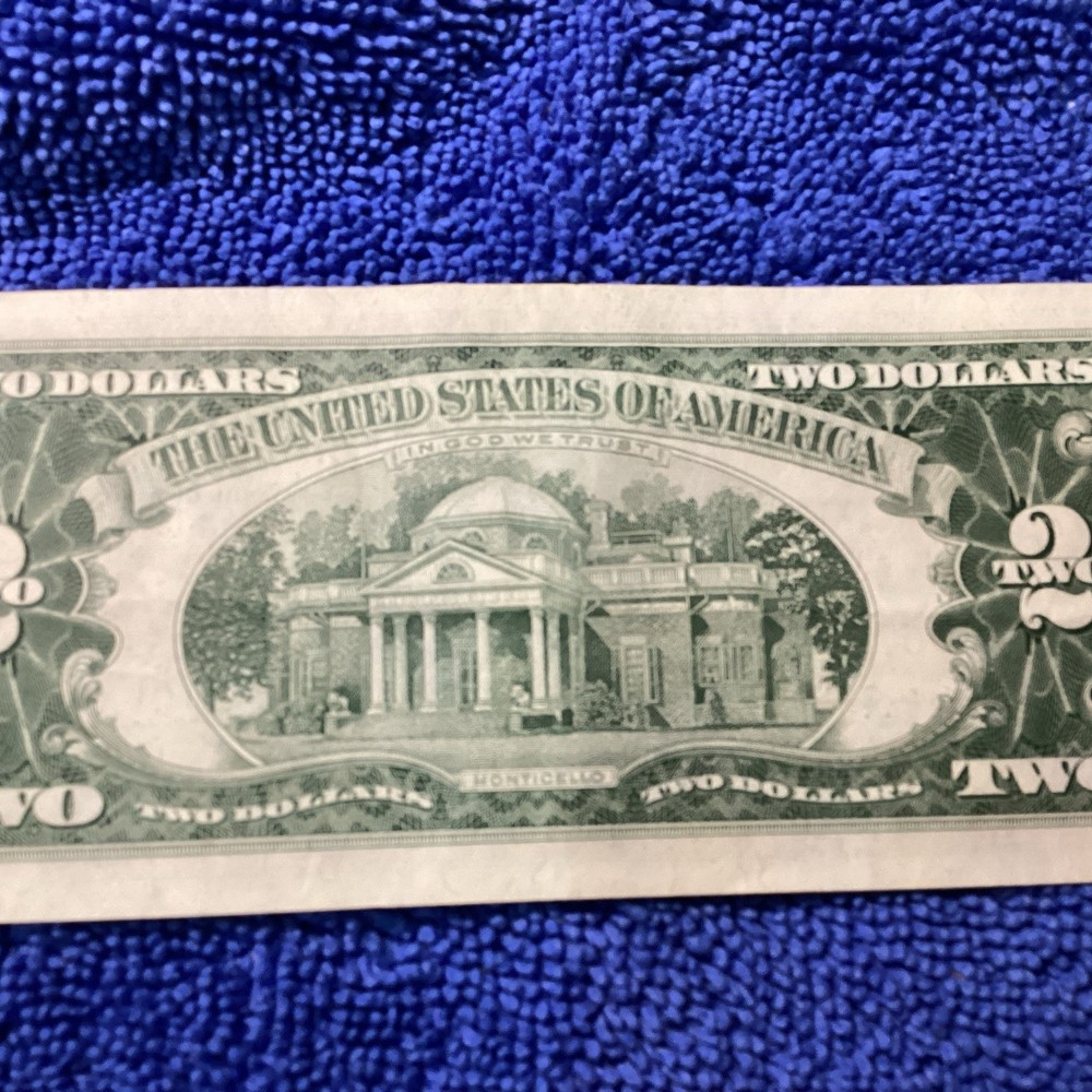 1963 2 dollar bill red seal