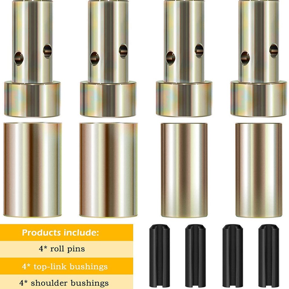 2Set Quick Hitch Bushing Kit TK95029 for Category 1 3-Point Hitch Tractors