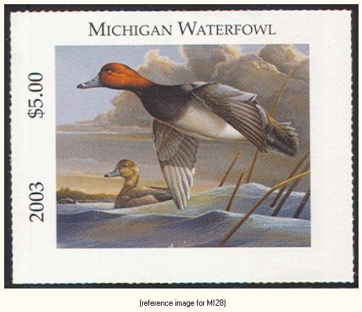 D2K Michigan Duck Stamp 2003 $5.00