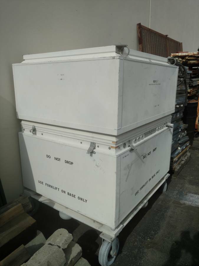 All aluminum Aircraft cargo storage unit Isopod Maintenance Support Module