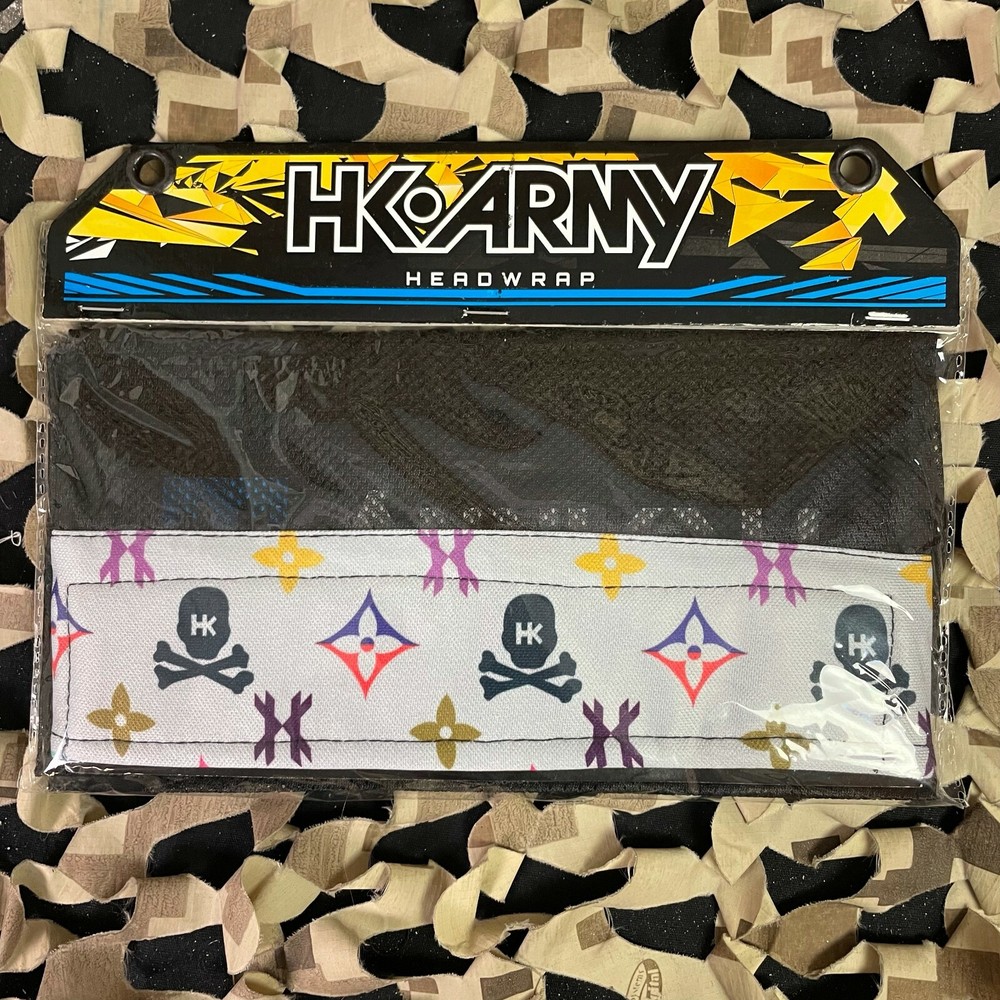 NEW HK Army Headwrap - Monogram Bone/Multi