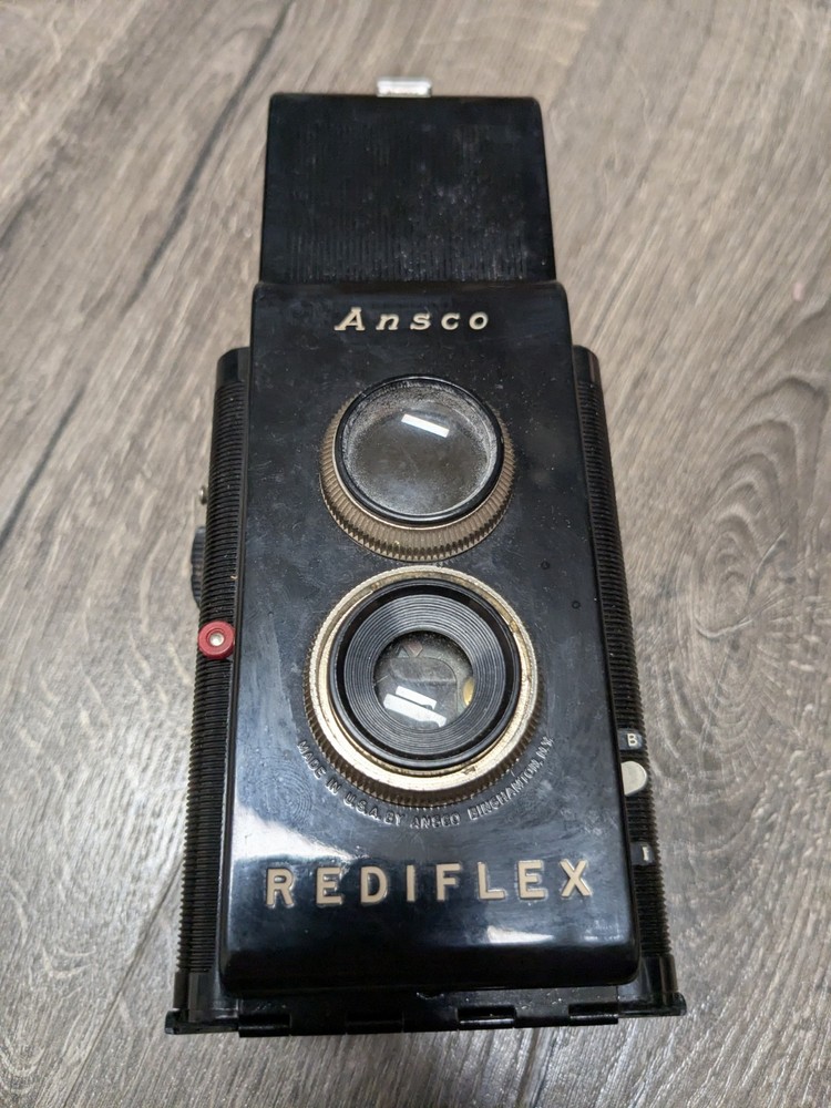 Ansco Rediflex Vintage Camera And Case