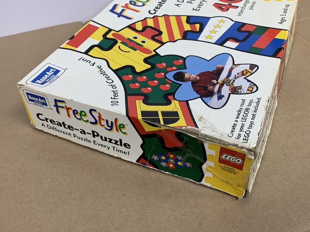 LEGO Free Style Create-a-Puzzle Floor Puzzle Complete With Extra Pieces