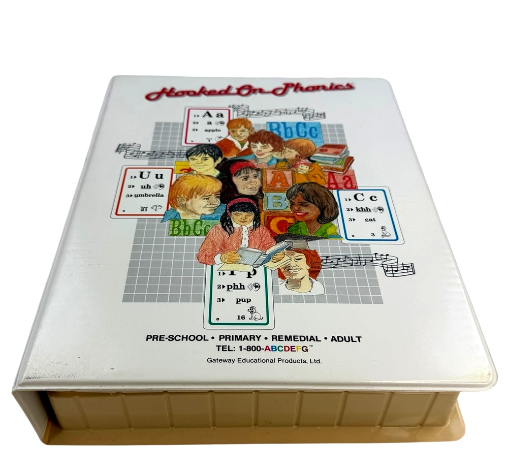 Vintage Hooked On Phonics AND Hooked On Math Complete W/Reading Power Box & SRA