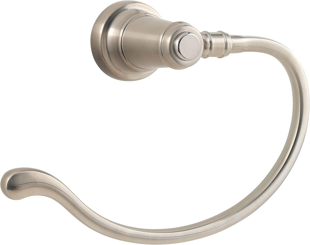 Ashfield Towel Ring, Brushed Nickel