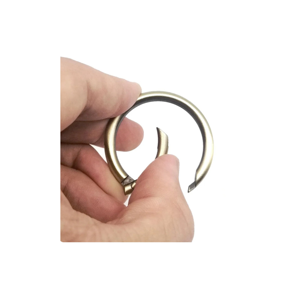 Metal SPRING CLASP for PET ID NAME TAGS