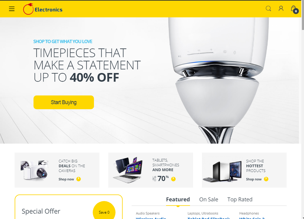 Electronic Store eCommerce Free Hosting / Setup