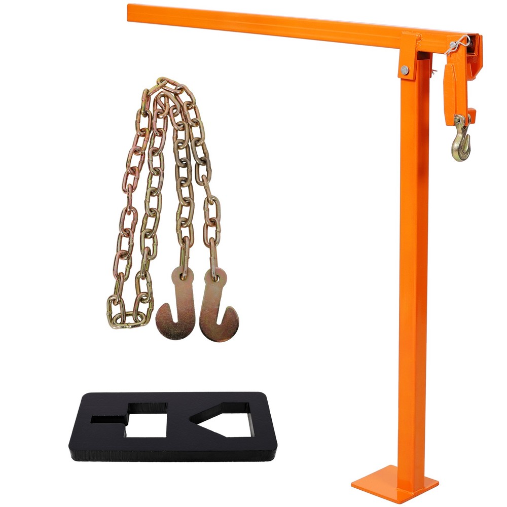 36"T Post Puller Fence Post Puller Heavy Duty Fence Post Puller with 47"Chain