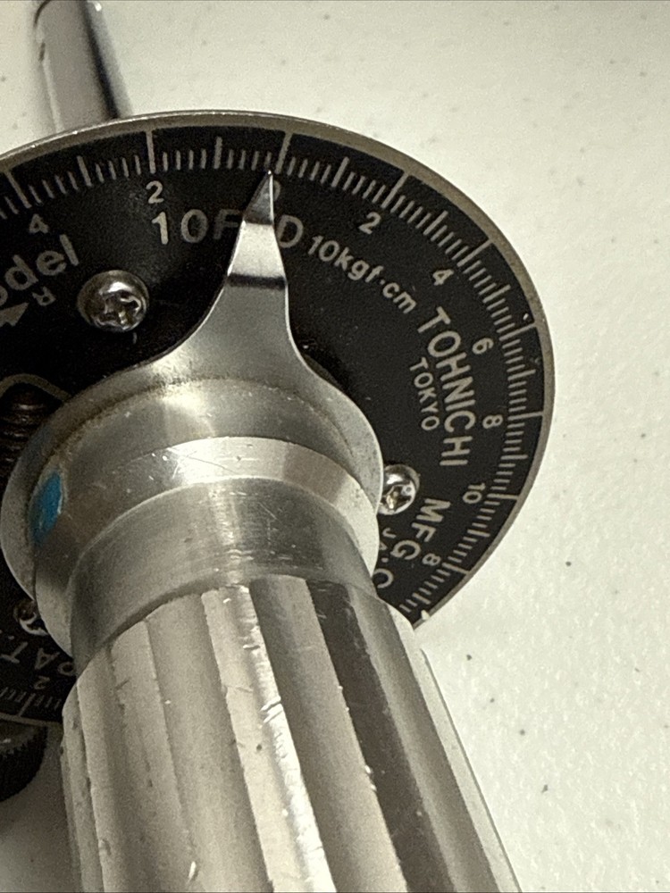 Tohnichi 10 FTD Dial Indicating Type Torque Driver 2-10, 0.2kgf.cm, 1/4″ Hex