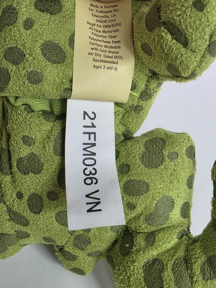 Folkmanis Mini Frog Finger Puppet Plush