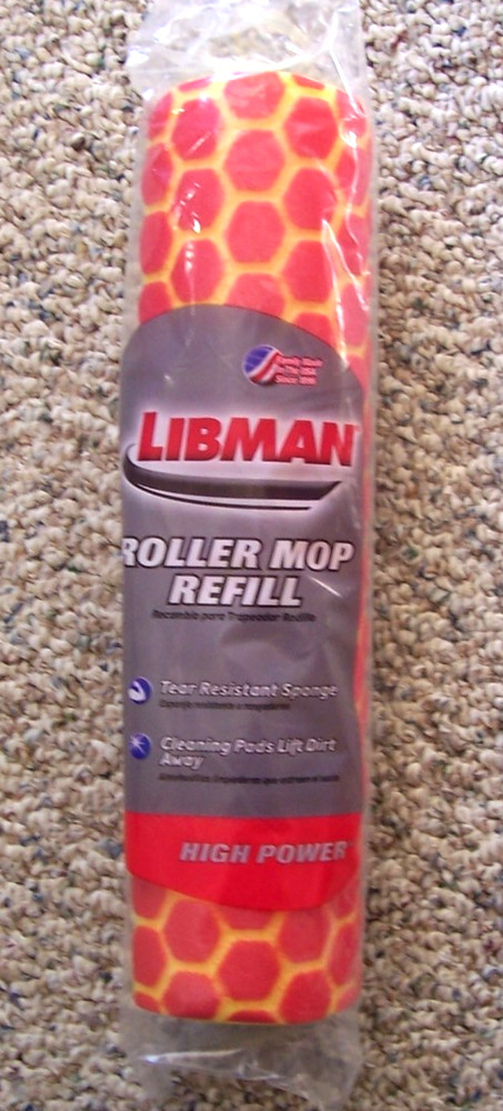 Libman Mop Refill High Power Roller Tear Resistant Sponge Made In USA