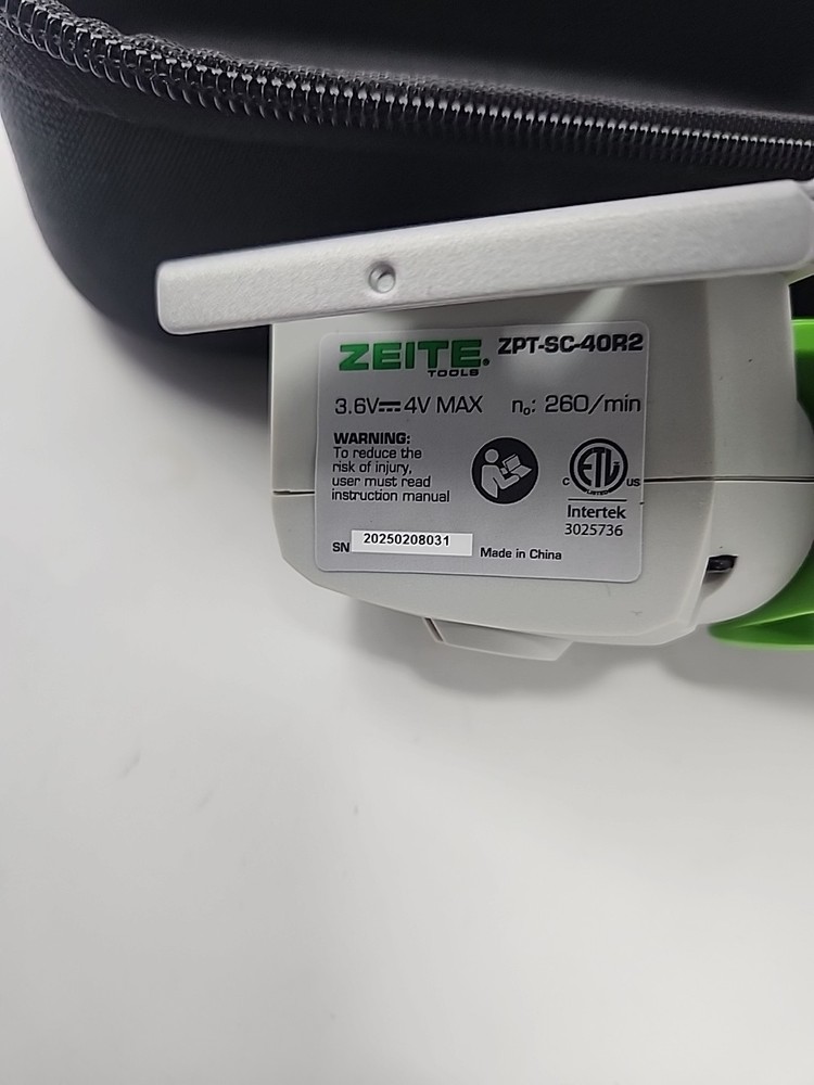 ZEITE 4V Cordless Electric Scissors with USB Charging Cable