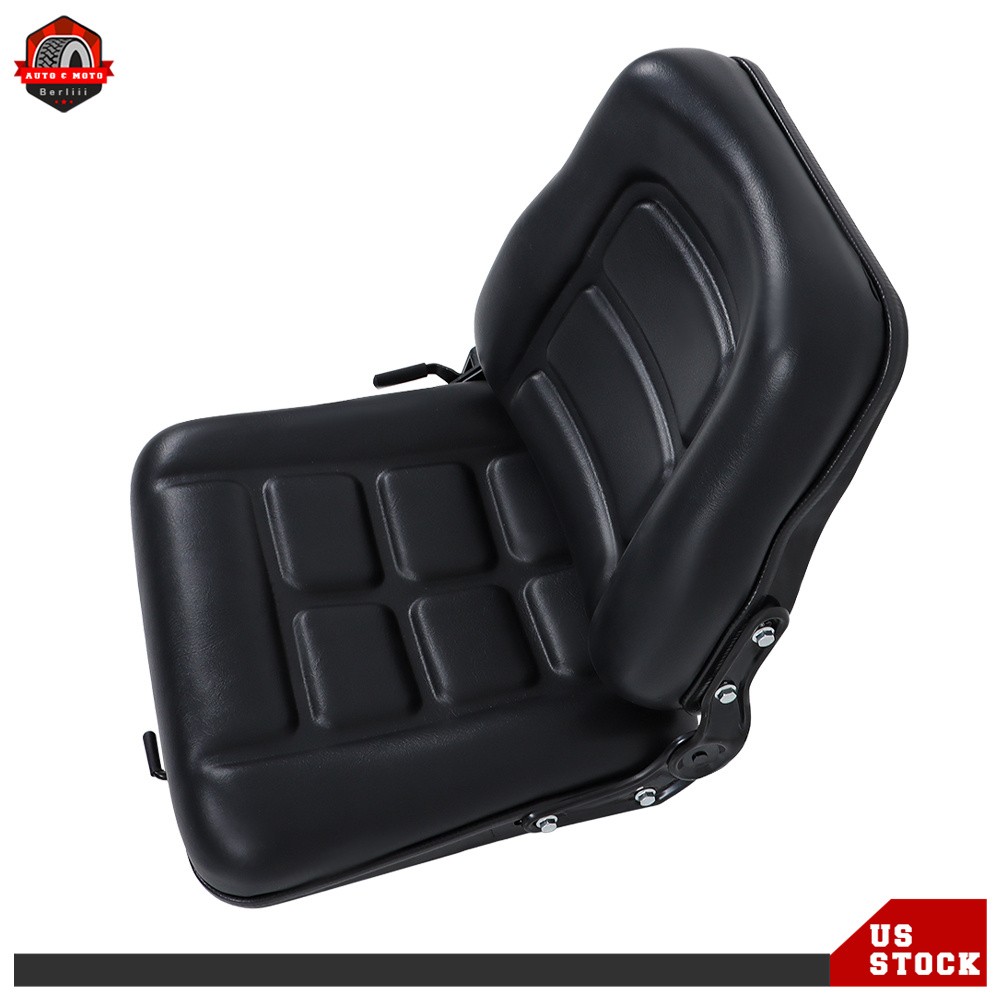 Universial Fold Down Seat With Adjustable Angle Back And Slide Forklift