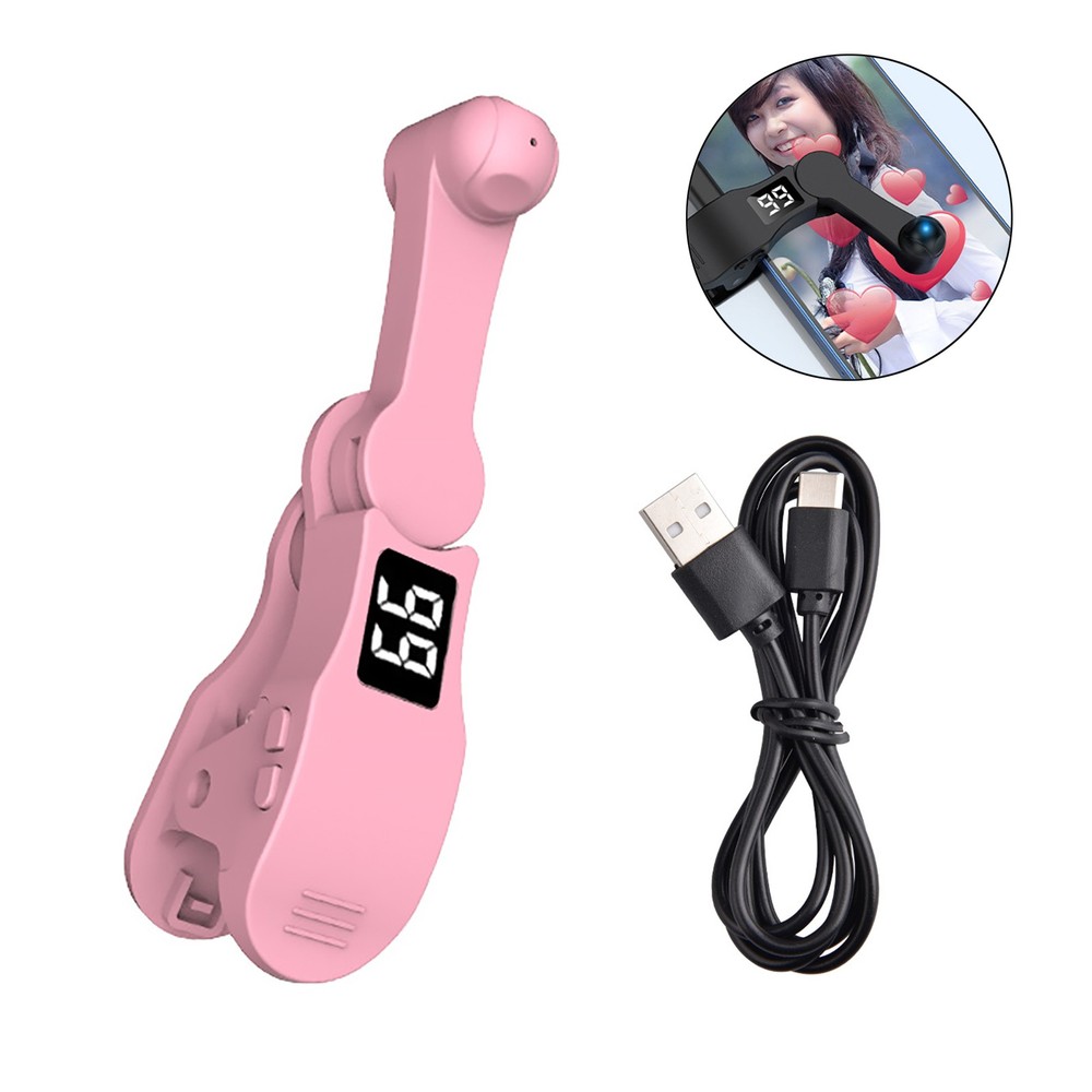 Pink Adjustable Smartphone Game Screen Touch Tapper Auto Clicker Tool